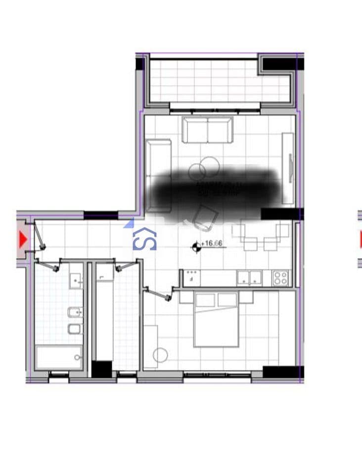 Apartament ne shitje ne Bulevardin e Ri 2+1 264.000 euro 3