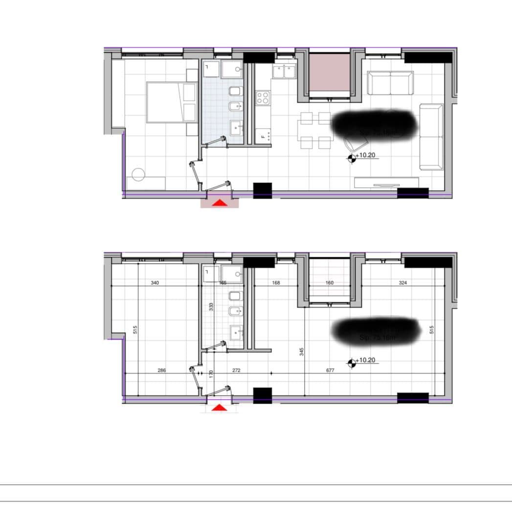 Apartament ne shitje ne Bulevardin e Ri 1+1 223.000 euro 3