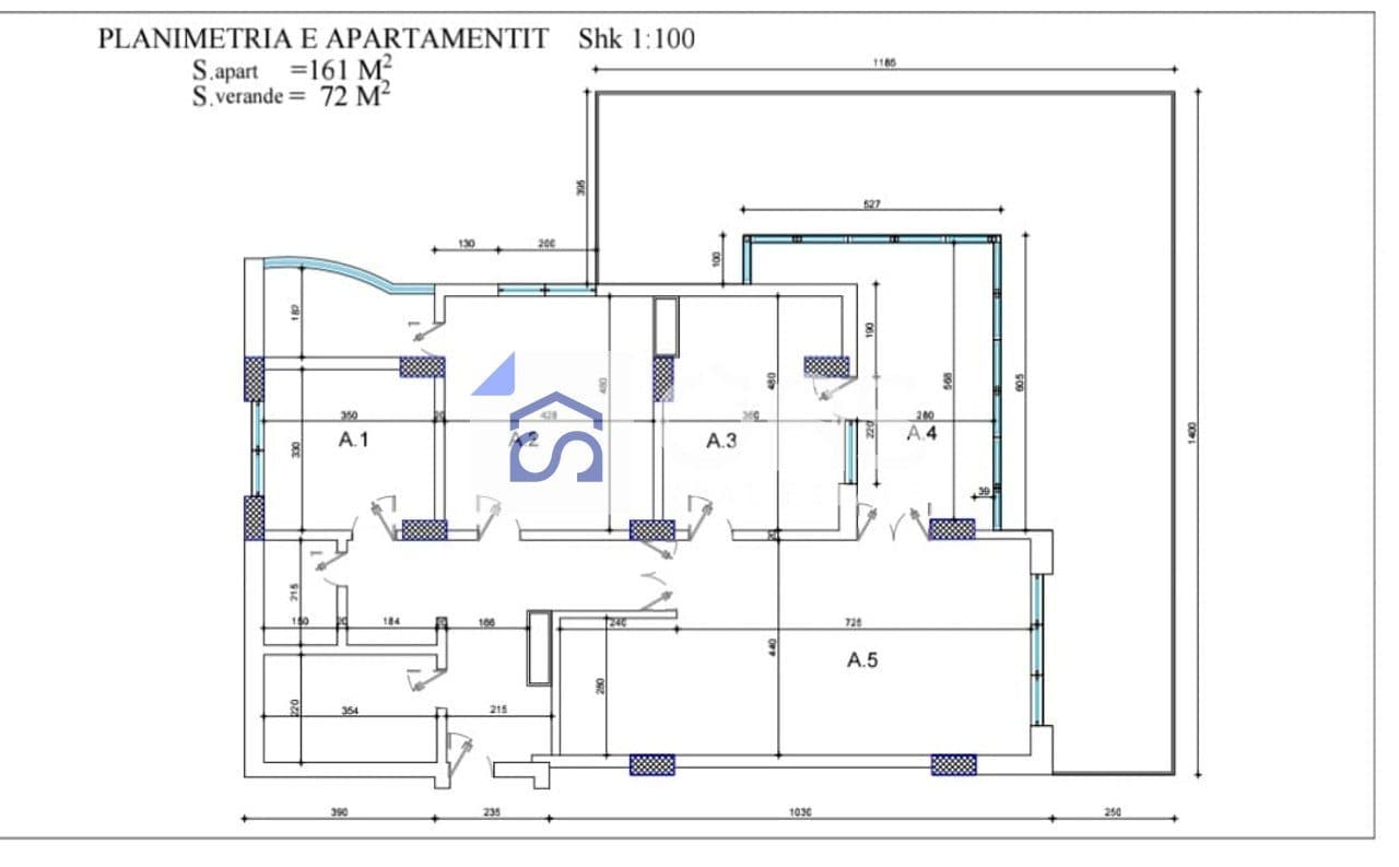 Zyrë Me Qira në Qendër të Tiranës - 3000€ | 233 m² 1