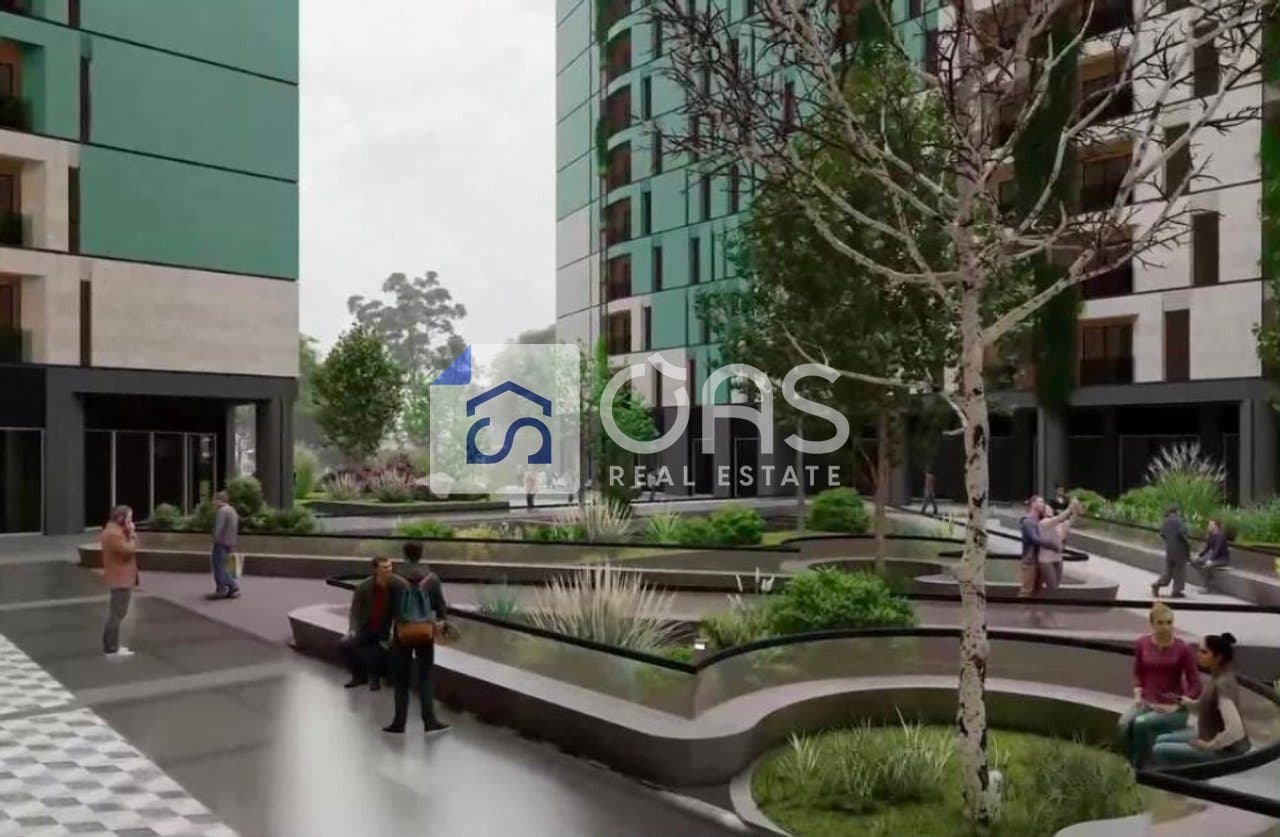 Shitet apartament 1+1 tek Ish Parku ( River Side Residenc)