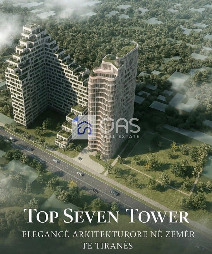Shitet apartament 2+1 ne Zog te Zi "Top Seven Tower" 308.858 euro 2