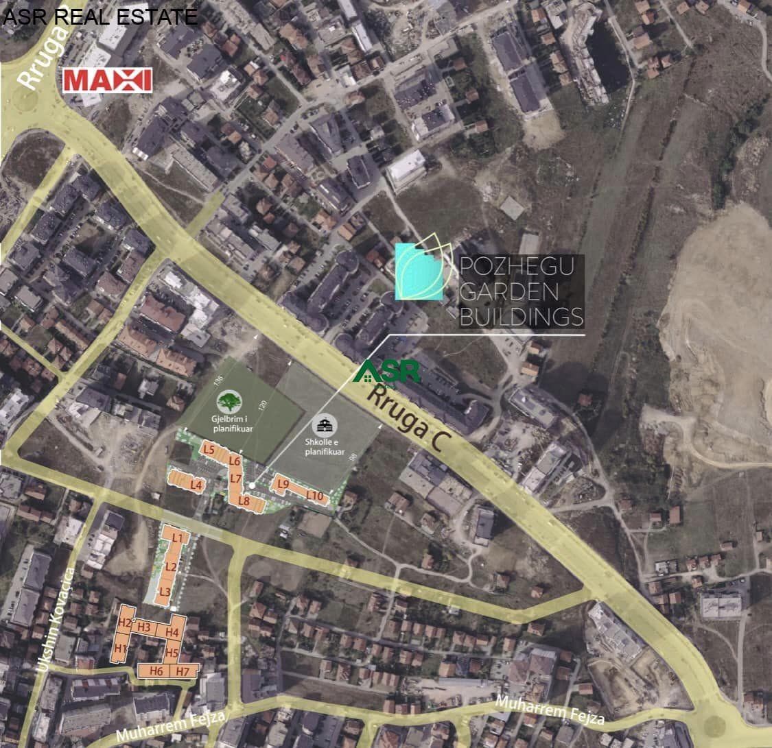 Ofrohet per shitje banesa në kompleksin Garden Building investitor Pozhegu Brothers në Rrugën C. 2