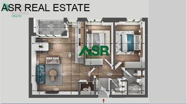 Ofrohet per #shitje banesa në kompleksin Garden Building investitor Pozhegu Brothers në Rrugën C. 2