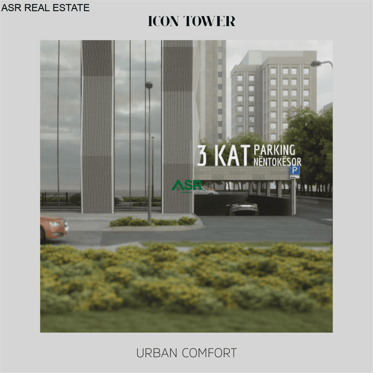 Banesë/zyre 116m2 me qira në Icon Tower, Lakrishte 2