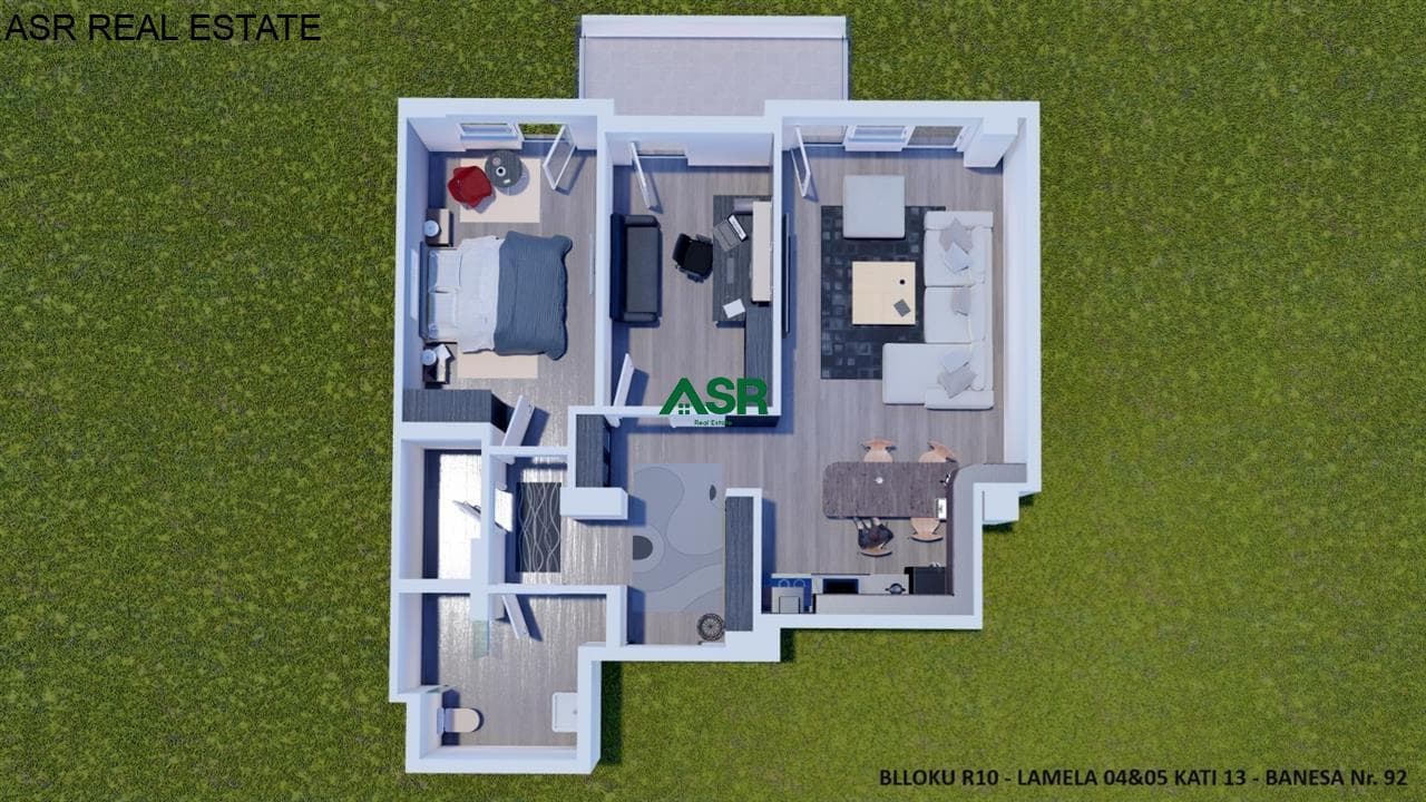 Banesë 103 m2 me qira në lagjen Kodrina. 3