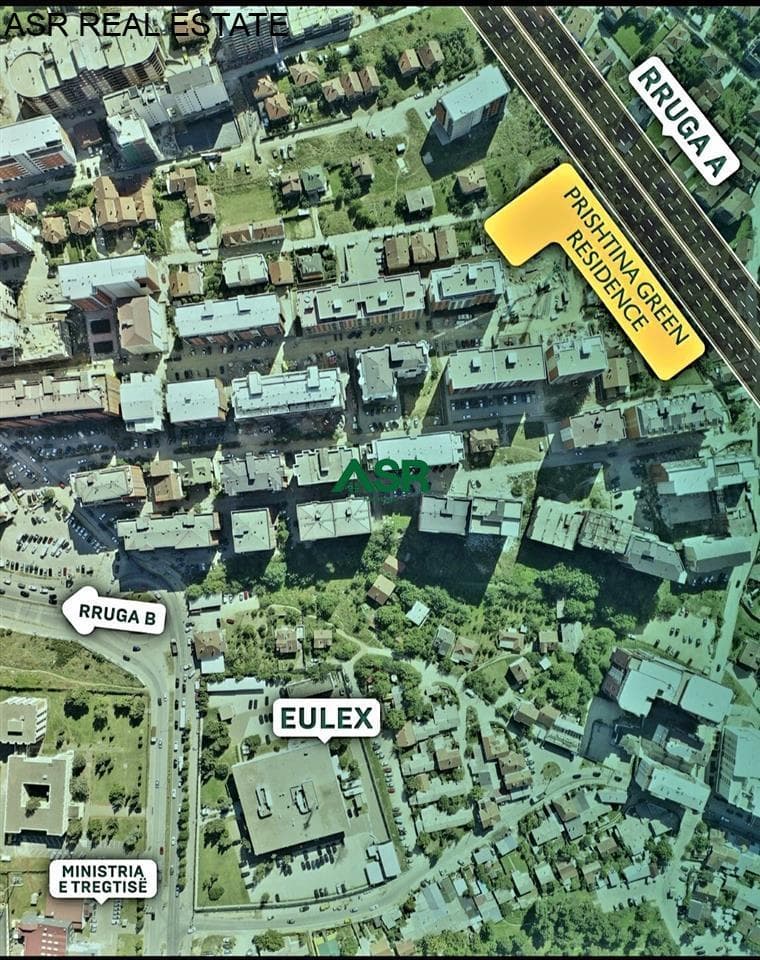 Banesë 94.5m2 me qira në Prishtina Green Residence, rr.Muharrem Fejza, rruga A