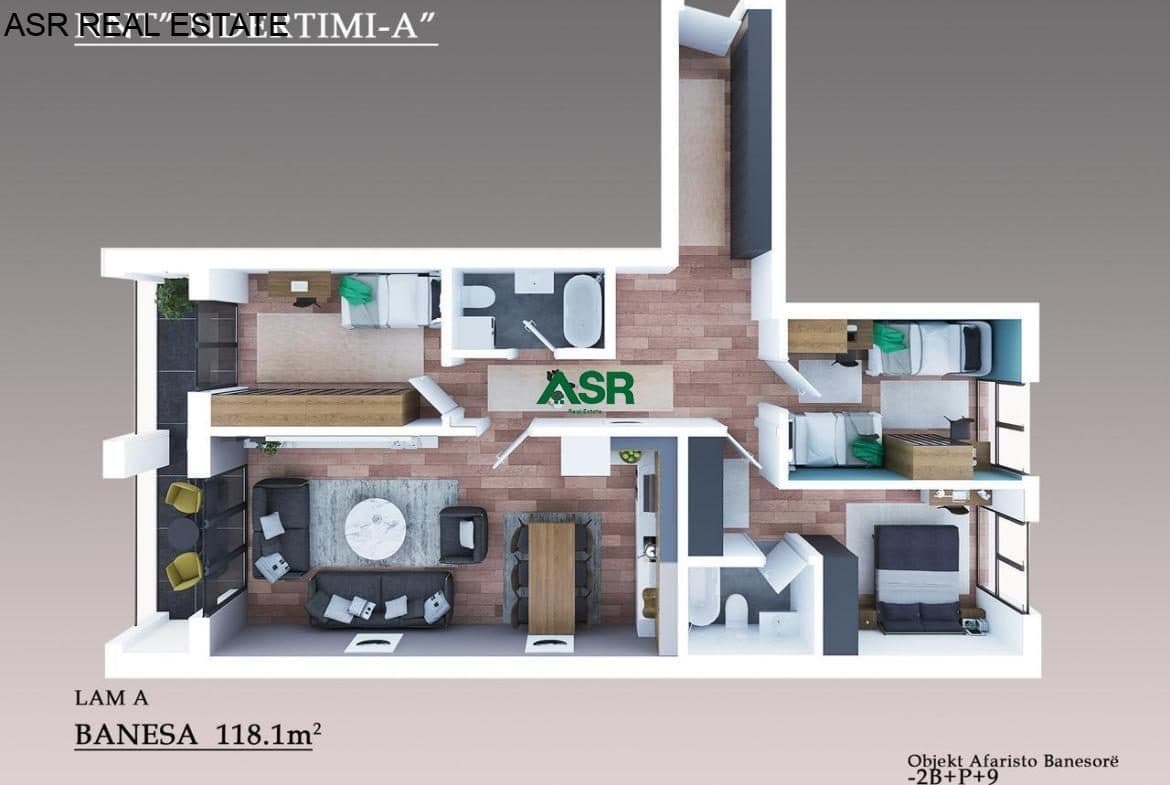 #ID:3367 Banesë 118m2 ne #shitje në rr.B 2