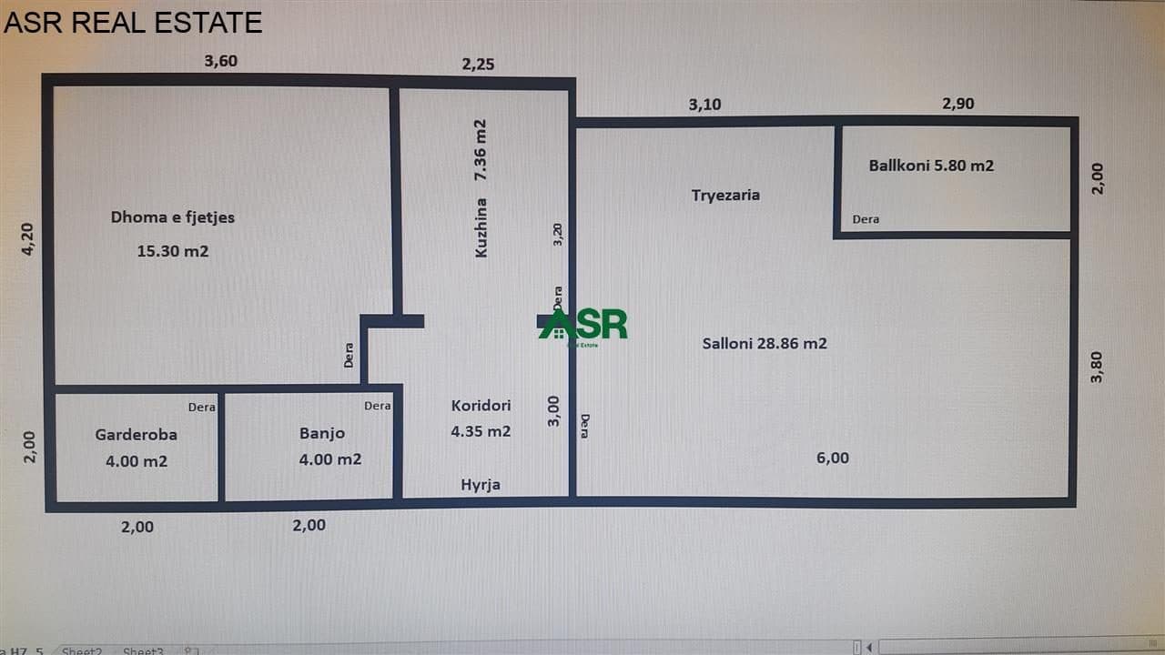 Banesë 78m2 me qira në bregun e diellit 2