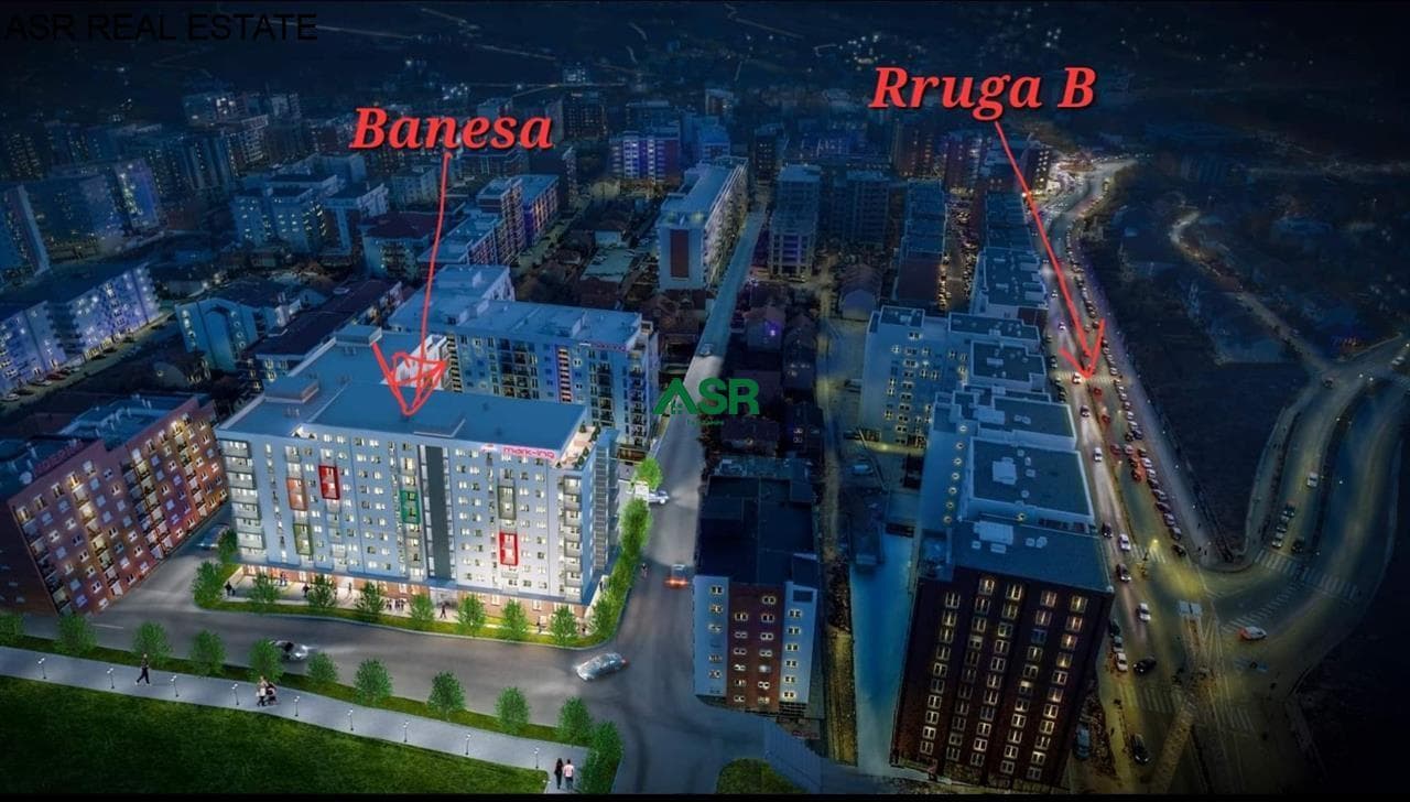 Banesë 83m2 me qira në rr.B 2