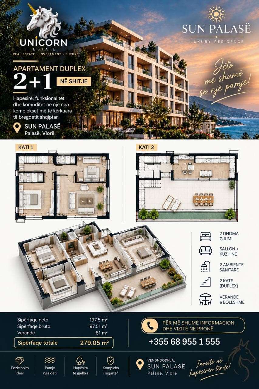Apartament 1+1 në shitje Dhermi, Himarë 4