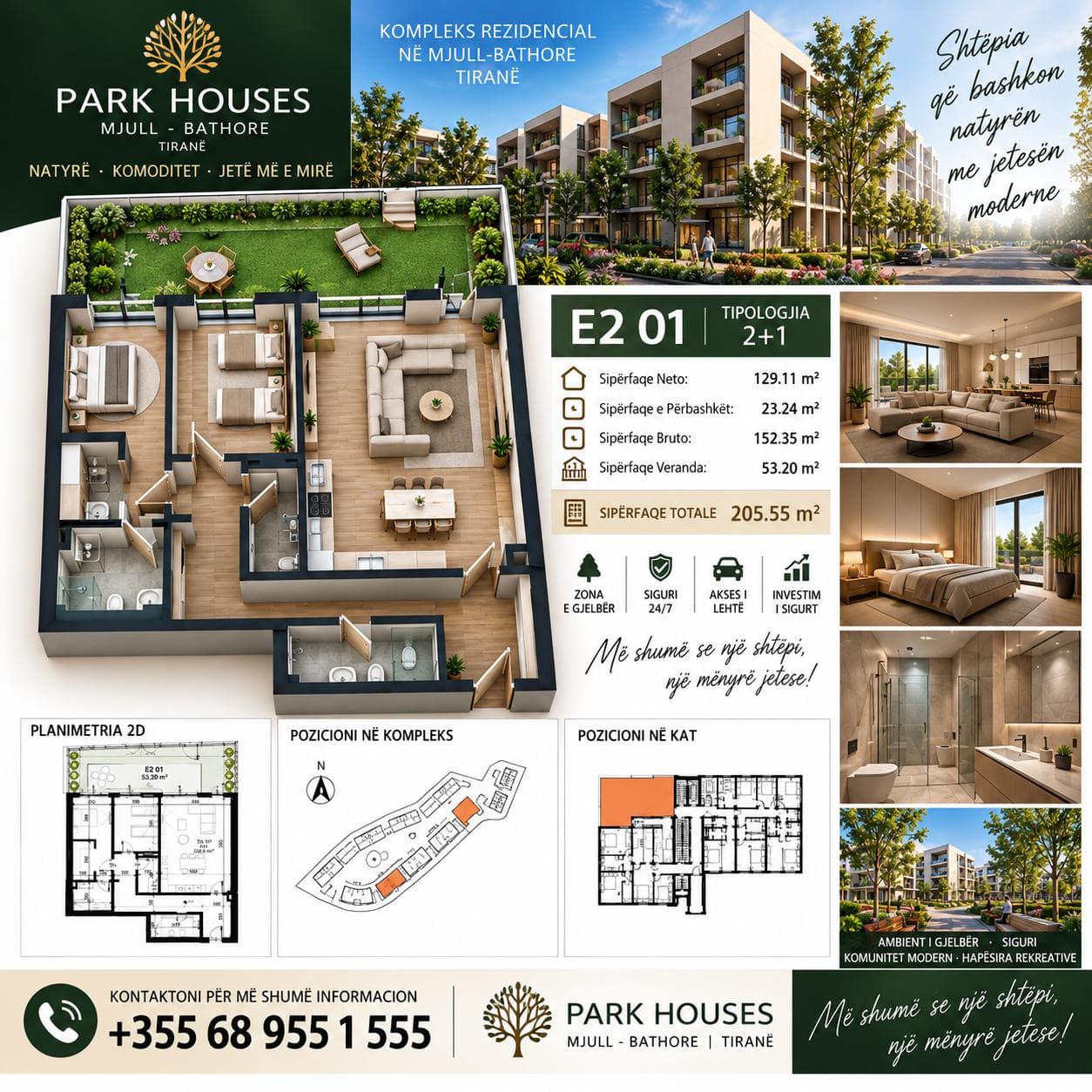 Apartament 1+1 në shitje Bulevardi Ri, Tiranë 2