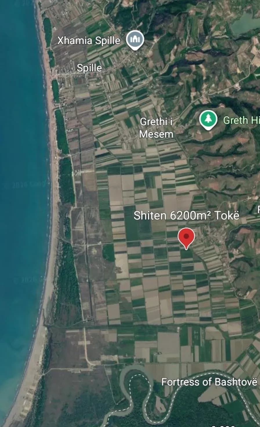 Tokë për Shitje në Rreth-Greth – 6,200 m²