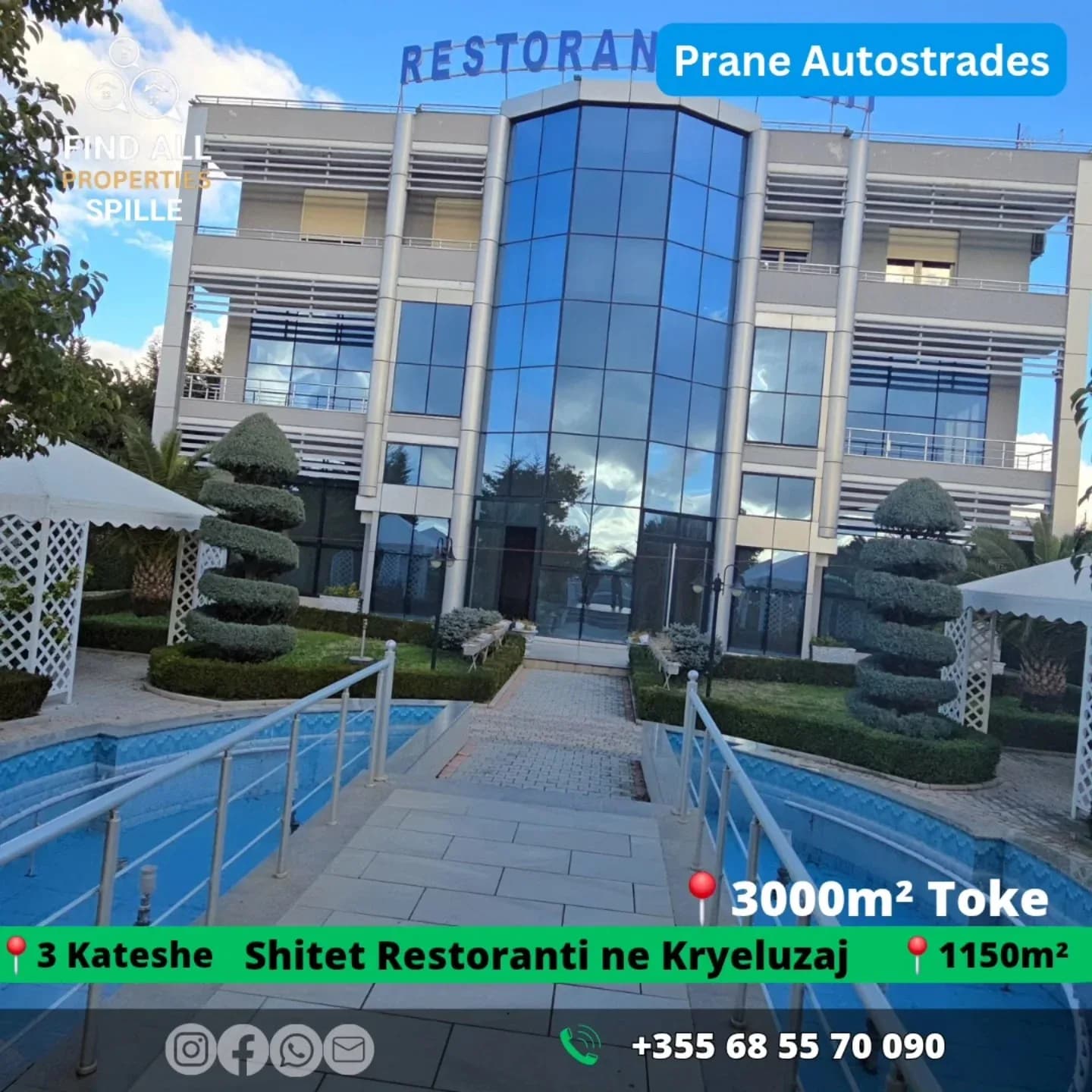 🏢Shitet Restoranti ne Kryeluzaj