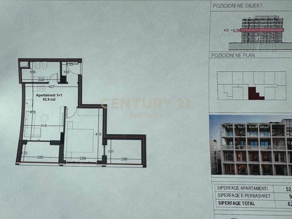 EXCLUSIVE ! Apartament 1+1 për shitje - Rezidenca “Mes Pishave” Mali i Robit !! 3