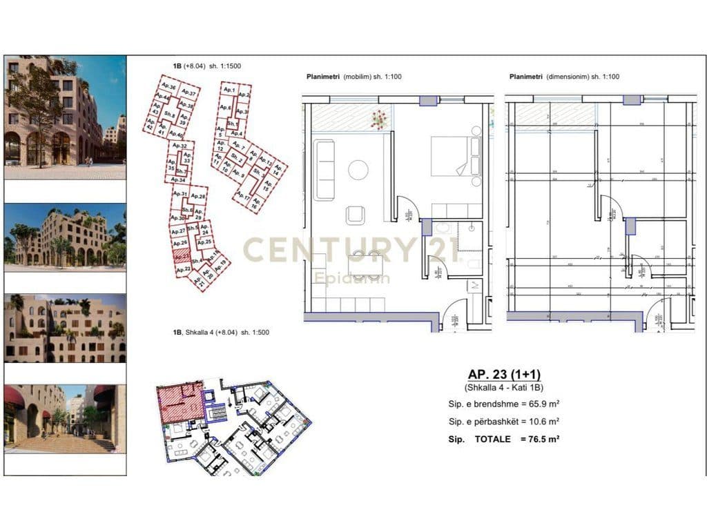 APARTAMENT 1+1 PER SHITJE TEK MARINA CITY PARK, SARANDE !! 4