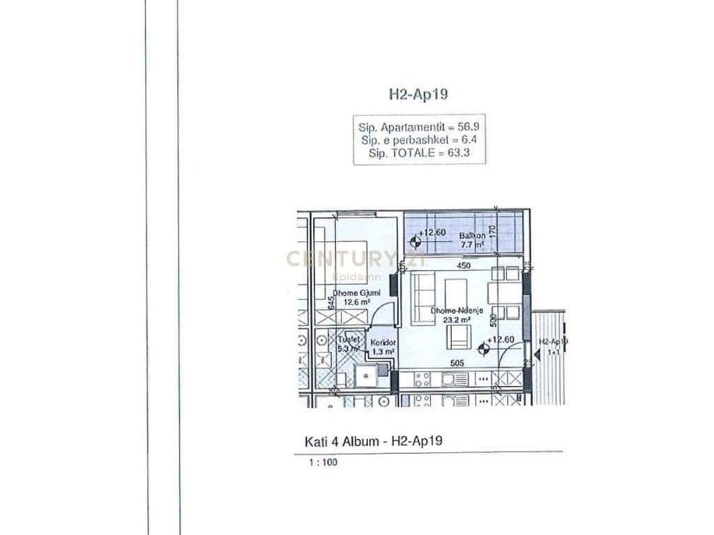 SHITET APARTAMENT 1+1 NË " PORTO LALZI " HAMALLAJ | 126.600€ 3