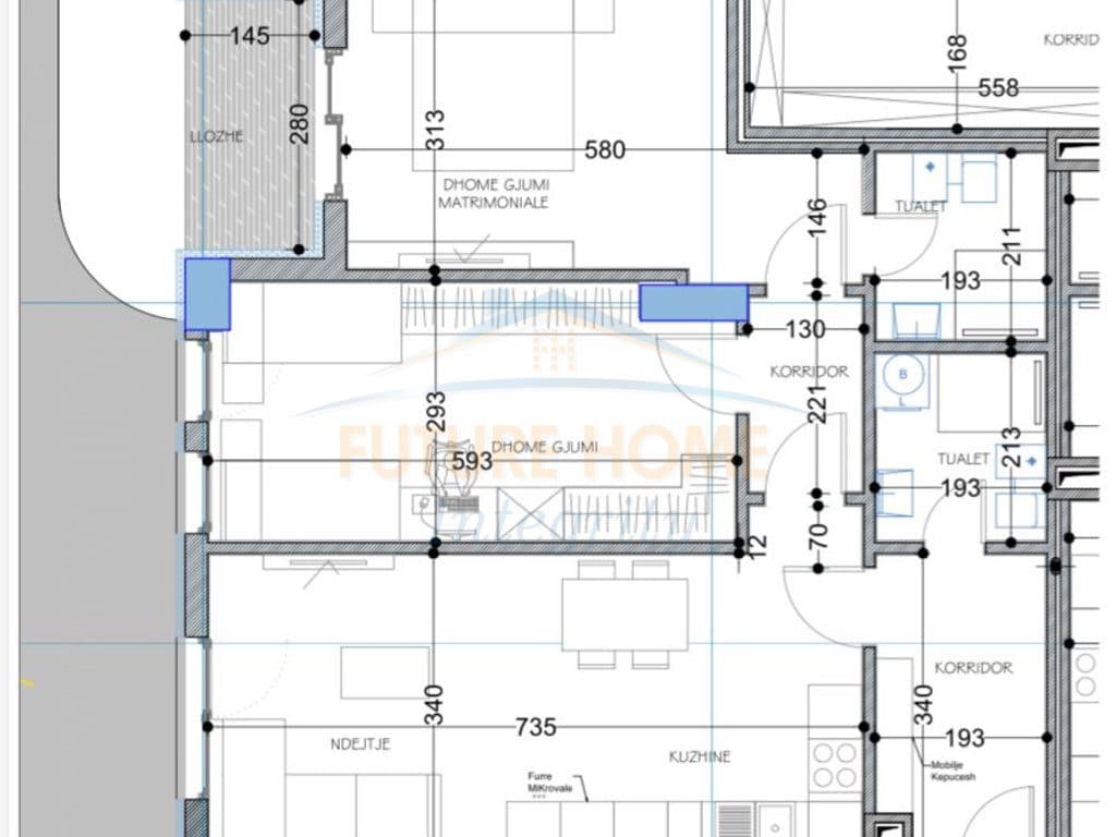 Shitet, Apartament 2+1+2, BelFiore Residence II, Tiranë. 3