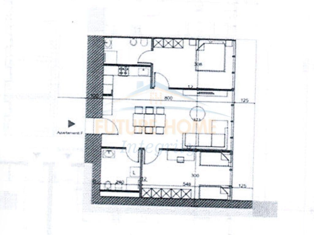 Shitet, Apartament 2+1+2+Post Parkimi, Oricon Tower Residence, Tiranë. 4