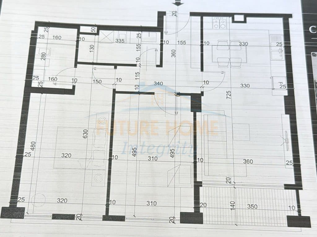 Shitet, Apartament 2+1+2, City Residence, Tiranë.