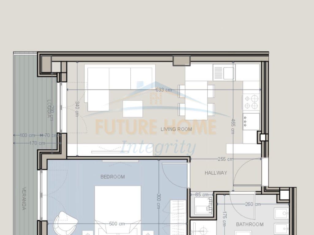 Mundësi investimi, Apartament 1+1+Verandë, Baks Bay, Rana e Hedhun. 4