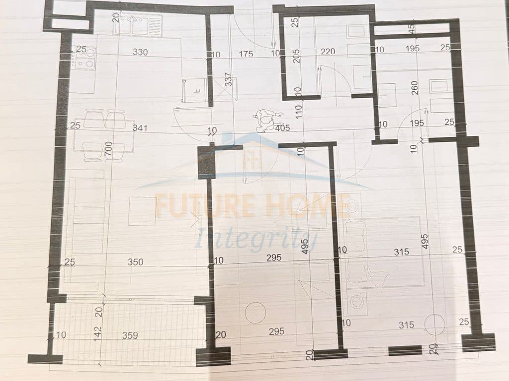Shitet, Apartament 2+1+2, City Residence, Tiranë.