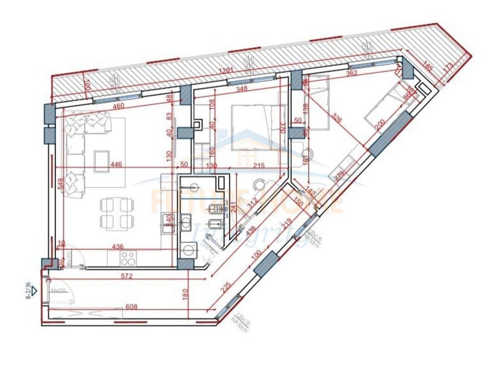 Shitet, Apartament 2+1, House Residence, Tiranë. 3
