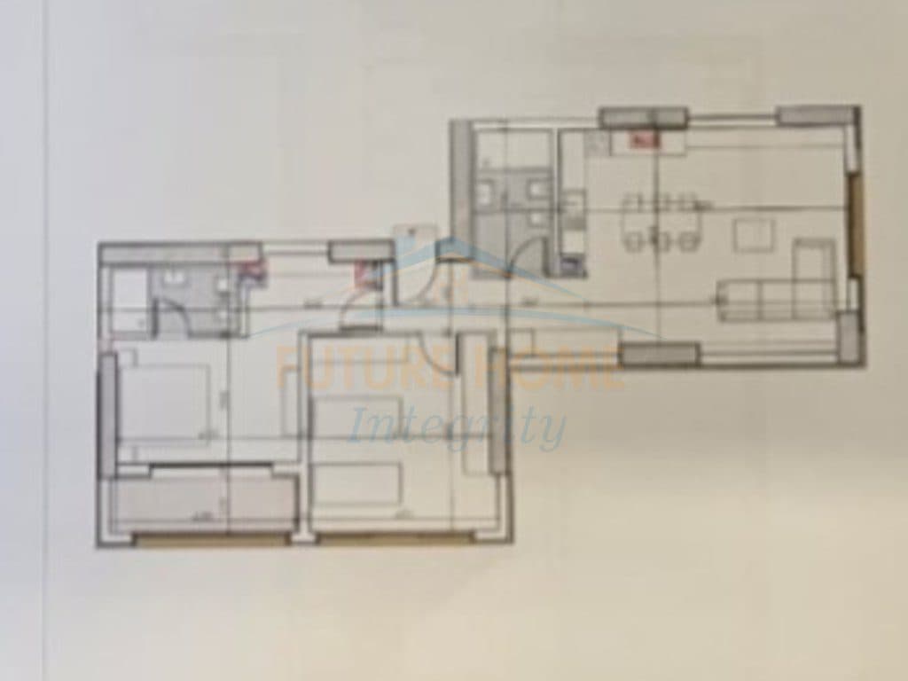 Shitet, Apartament 2+1+2 A.F.A Tower, Tiranë. 4