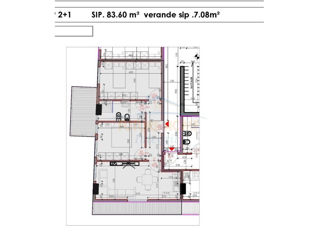 Shitet, Apartament 2+1+Verandë, Rezidenca Kodra e Liqenit, Paskuqan, Tiranë. 4