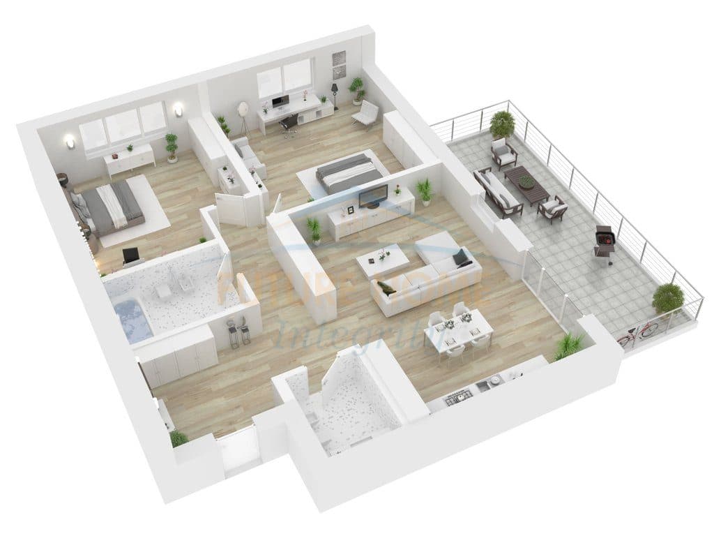 Shitet, Apartament 2+1+3 Ballkone, Unaza e Re, Tiranë.