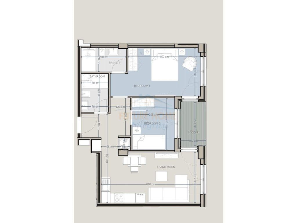 Mundësi investimi, Apartament 2+1+2, Baks Bay, Rana e Hedhun. 4