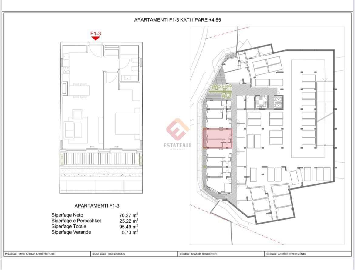 Apartament, S1816, 101.2 m², kati 1 3