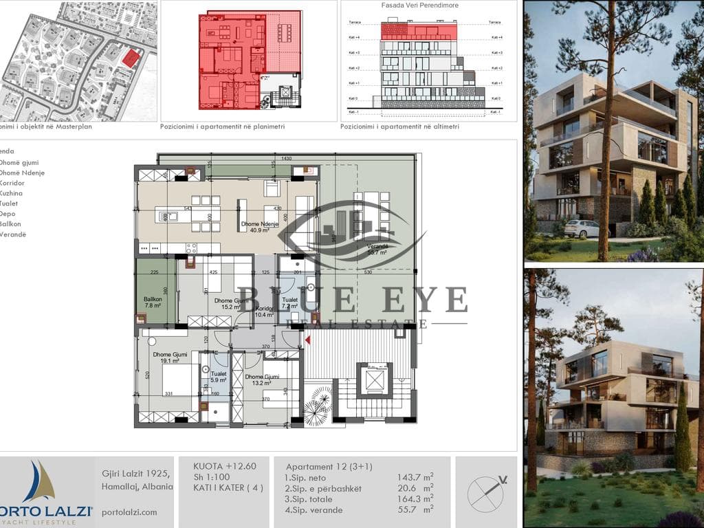 SHITET PENTHOUSE EKSKLUZIV – PORTO LALZI | NEXT TO VALA MAR PREMIUM 3