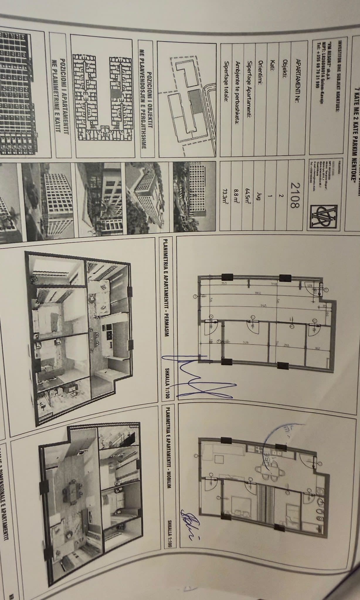 APARTAMENT 2+1 PËR SHITJE – REZIDENCA VM, GOLEM! 2