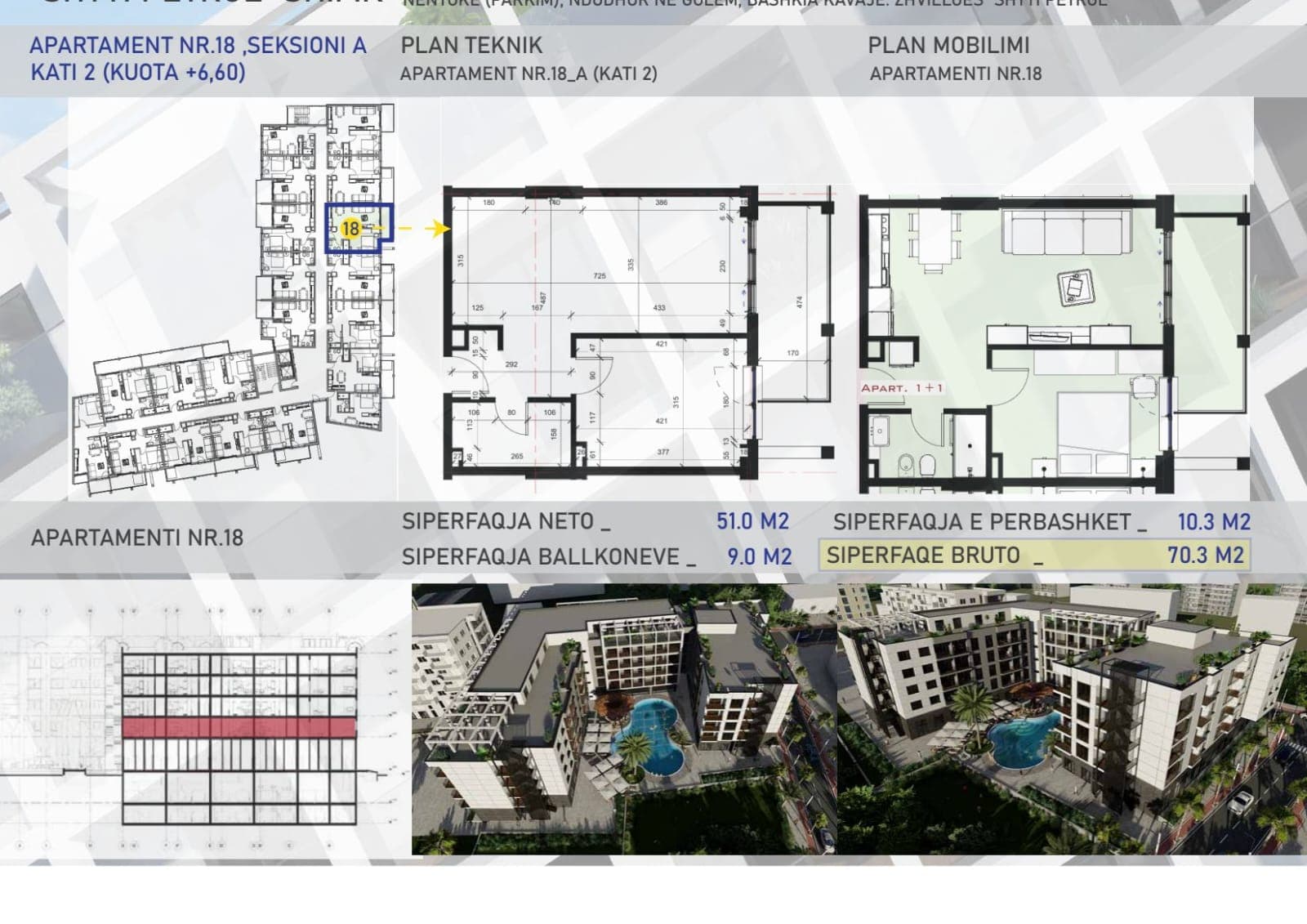 Shitje Apartamente ne Azure Residence! 3