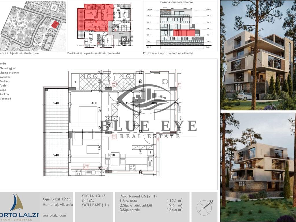 APARTAMENT 2+1 PER SHITJE PORTO LALZI | NEXT TO VALA MAR PREMIUM 3