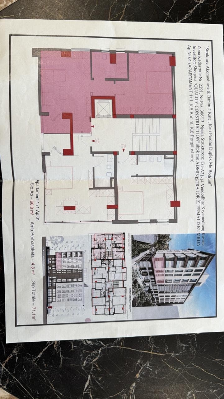 Apartament 1+1 në shitje në Golem, pranë Rezidencës VM.