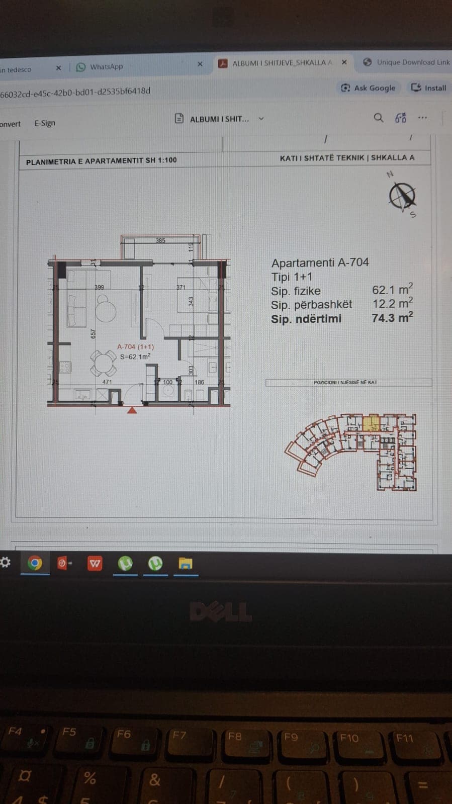 APARTAMENT 1+1 PËR SHITJE – TIKTAALIK RESIDENCE,QERRET, DURRËS 4