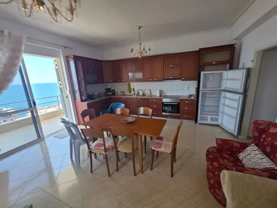 Apartament 2 Dhoma me Pamje nga Deti për Shitje në Sarandë | Pamje nga Deti në Front | I Mobiluar Plotësisht