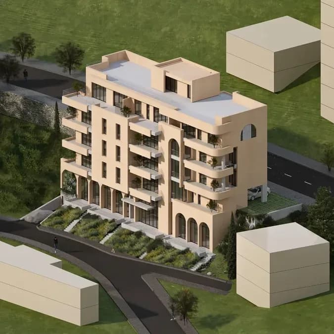 Verde Residence-Apt 03-2+1 Apartament me Pamje të Pjeshme nga Deti në Shitje