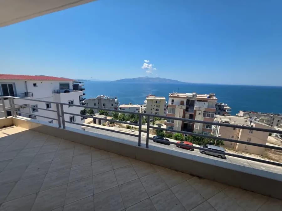 Apartament 2 Dhoma me Pamje nga Deti për Shitje në Sarandë | Pamje nga Deti në Front | I Mobiluar Plotësisht