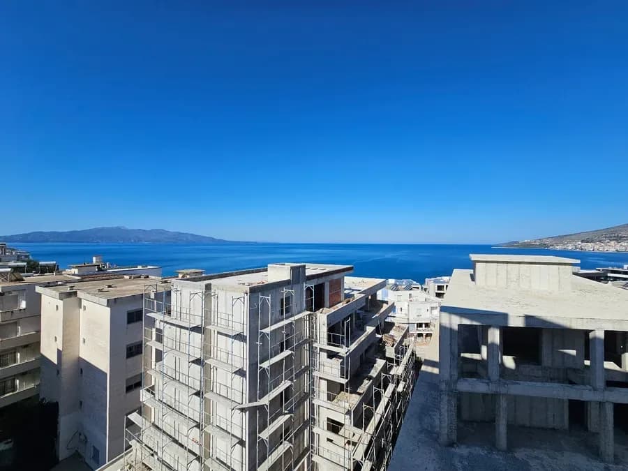 Apartament 1 Dhomë me Pamje nga Deti në Sarandë – Ionian Horizon Residence (Apt 8)