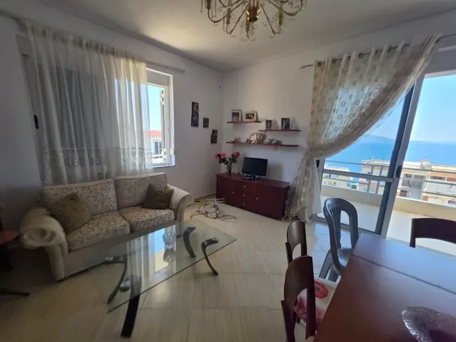Apartament 2 Dhoma me Pamje nga Deti për Shitje në Sarandë | Pamje nga Deti në Front | I Mobiluar Plotësisht