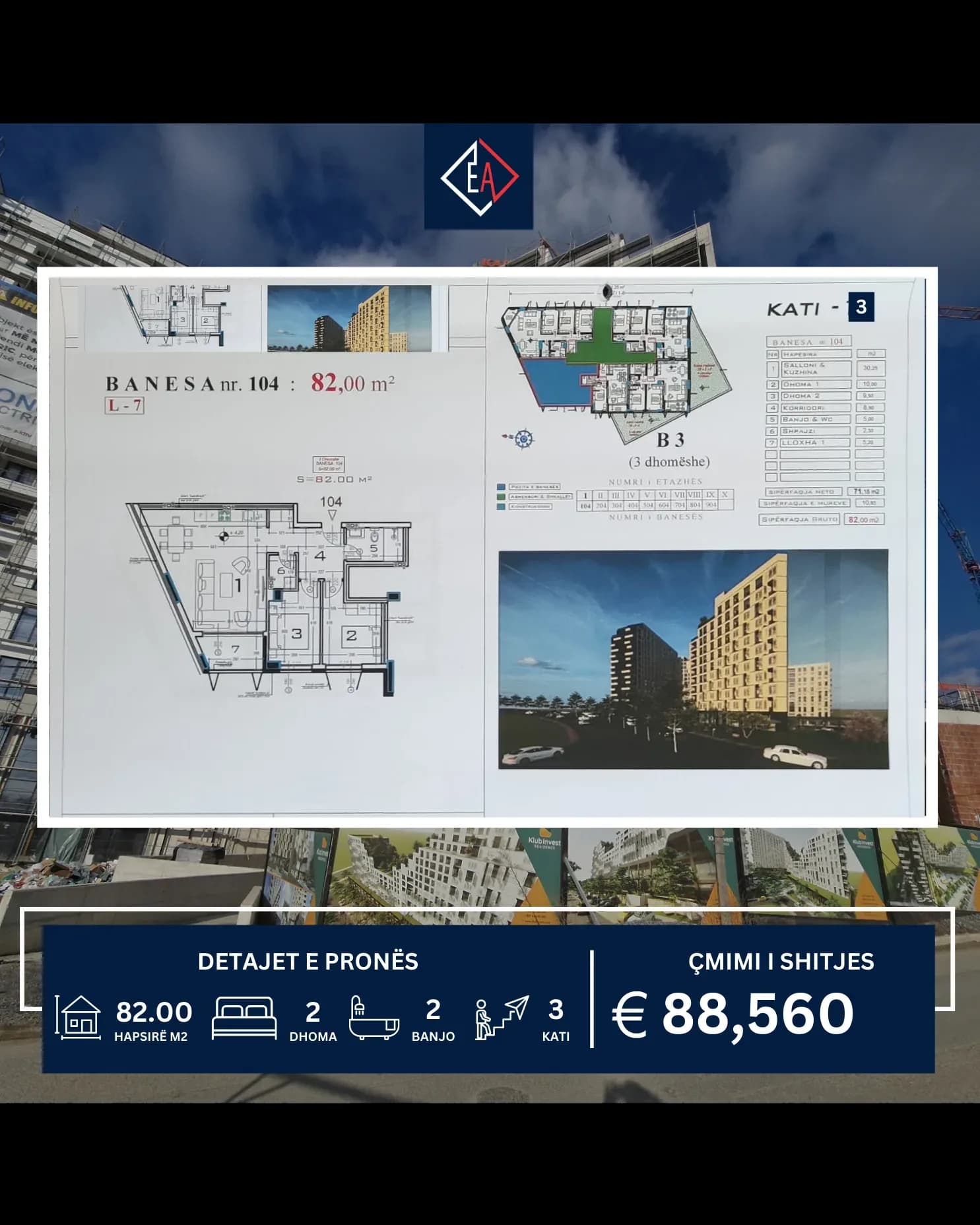 BANESË NË SHITJE PRISHTINA E RE