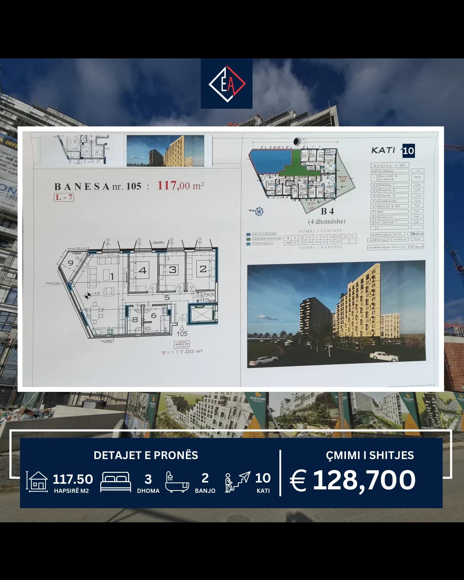 BANESË PËR SHITJE PRISHTINA E RE!