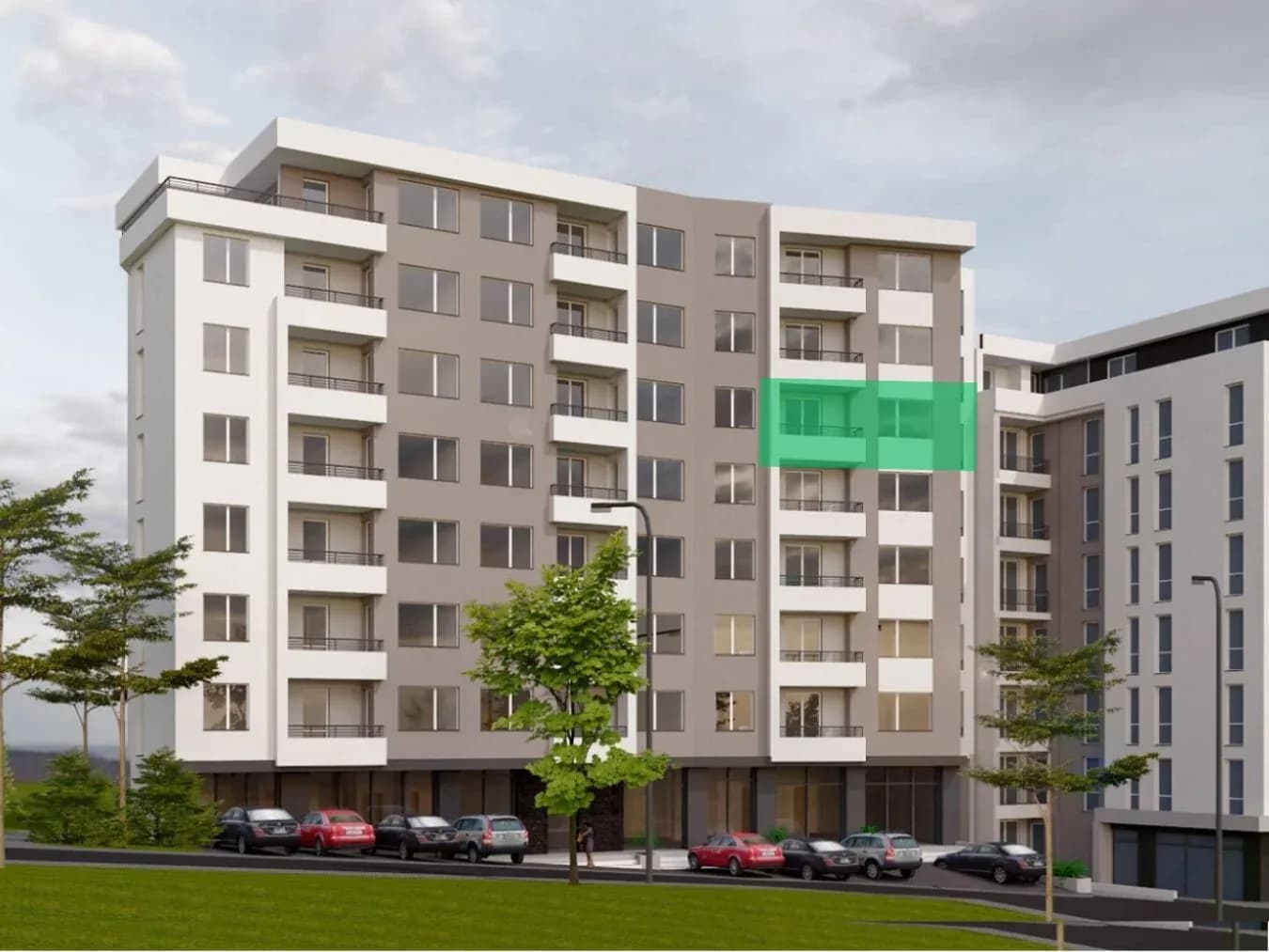 SHITET BANESA 121m2 NË ISTOG! KATI 5 2
