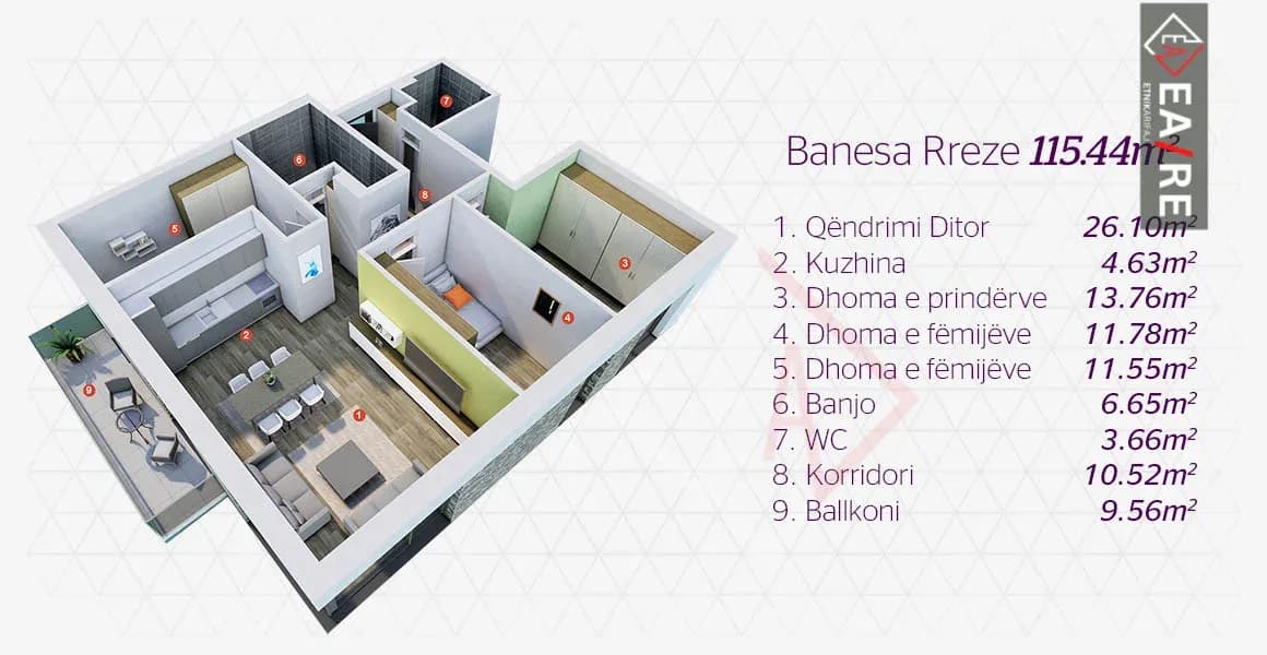 BANESË NË SHITJE NË VETERNIK