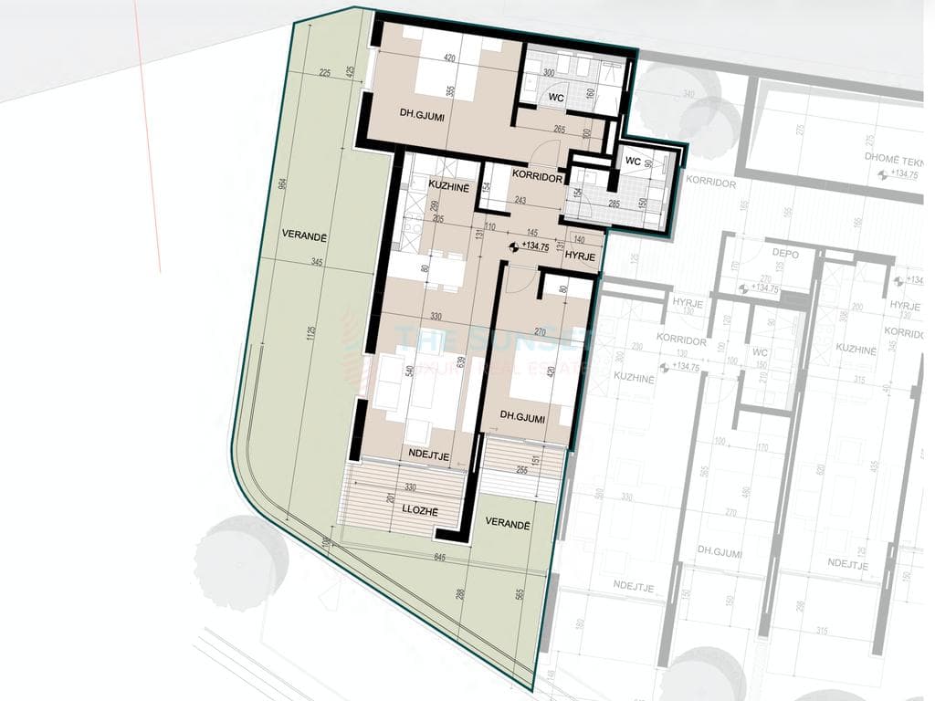 Apartament 2+1 për shitje në Green Coast 2, Palasë 4