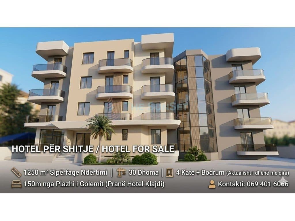 Hotel 4-katësh për shitje në Golem