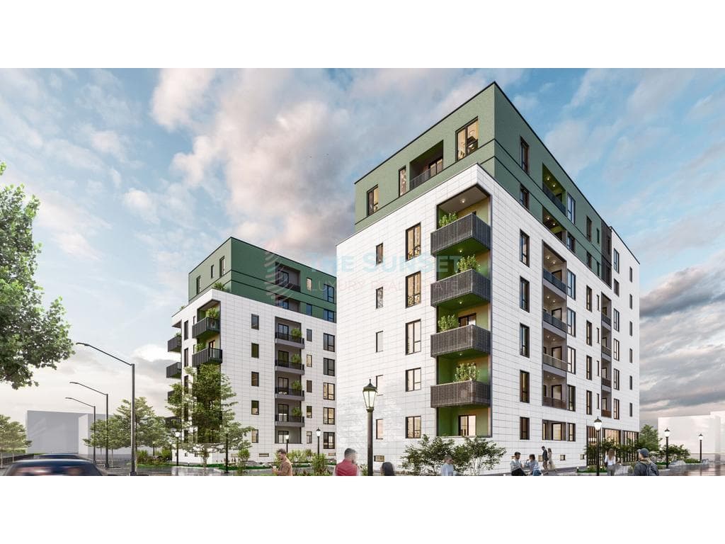 Apartament 2+1+2 për shitje në kompleksin rezidencial Space City