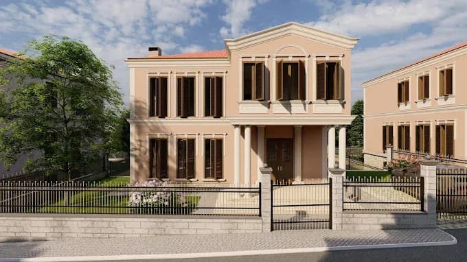 Vilë 4+1 në shitje në Rruga Mali i Thatë, Korçë – 285m², 314,602€